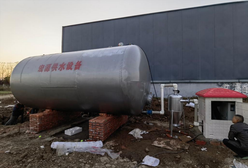 息縣彭店方圍孜香菇種植基地用水30噸無塔供水安裝項目